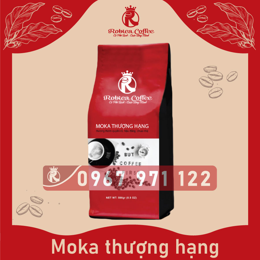 Moka thượng hạng thương hiệu Robica Coffee pha chế cà phê sữa rất ngon