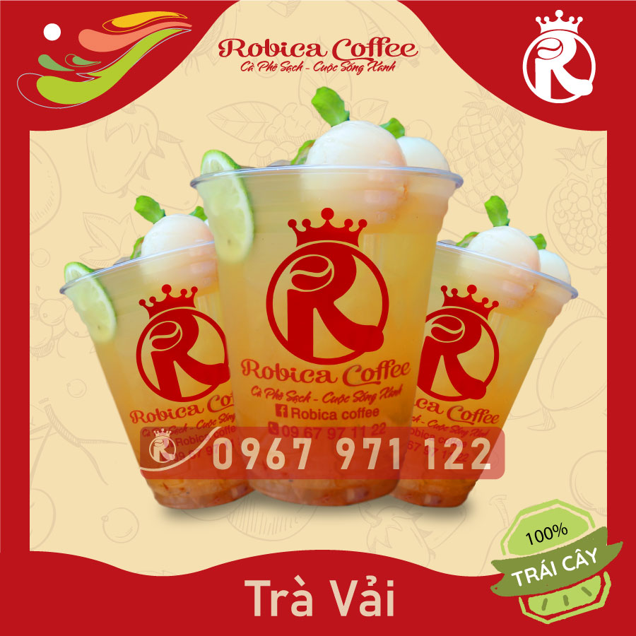 trà vải thương hiệu Robica Coffee